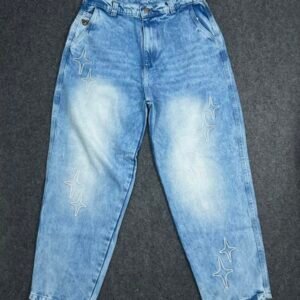 Calça Jeans Baggy Estrelas #CS1
